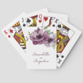 Romantic Anemones Pokerkaarten (Achterkant)