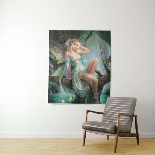 Romantic Angel Wandkleed (In situ)