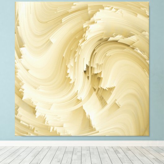 Romantic Angel Wings Abstract Victoriaans Canvas Afdruk (Insitu (Houten vloer))