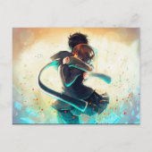 Romantic Anime Briefkaart (Voorkant)