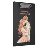 Romantic Anime Couple - Sweet Valentine Moment Klembord (Rechts)