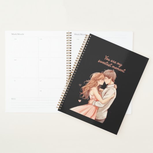 Romantic Anime Couple - Sweet Valentine Moment Planner (Display)