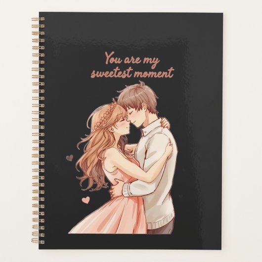 Romantic Anime Couple - Sweet Valentine Moment Planner (Voorkant)