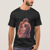 Romantic Anime Couple - Valentine's Day  Aesthetic T-shirt (Voorkant)