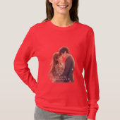 Romantic Anime Couple - Valentine's Day  Aesthetic T-shirt (Voorkant)
