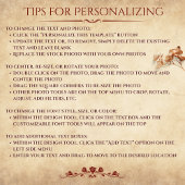 Romantic Anniversary Poem Storybook Couple Photo Kaart