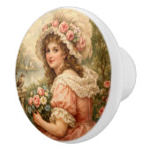 Romantic Antique Art for Drawer & Cabinet Knobs Keramische Knop (Rechts)