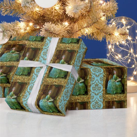 Romantic Antoinette Elegance Cadeaupapier (Feestdagen)