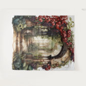 Romantic Archway Wedding Backdrop Wandkleed (Voorkant (horizontaal))