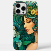 Romantic Art Nouveau Woman Case-Mate iPhone Case (Achterkant)