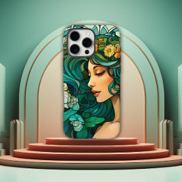 Romantic Art Nouveau Woman iPhone 16 Pro Max Hoesje