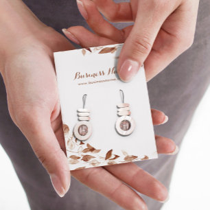 Romantic Autumn verliest achtergrond Kaarten Visitekaartje