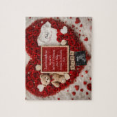 Romantic baby reveal pregnancy announcement gift  legpuzzel (Verticaal)