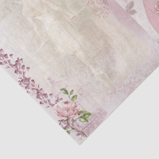 Romantic Ballerina Design Series 6 Tissuepapier (Detail)