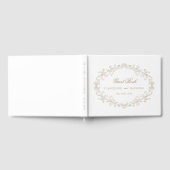 Romantic Baroque Ornate Frame Wedding Gastenboek (Volledig)