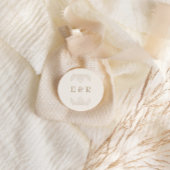 Romantic Baroque Ornate Frame Wedding Ronde Sticker