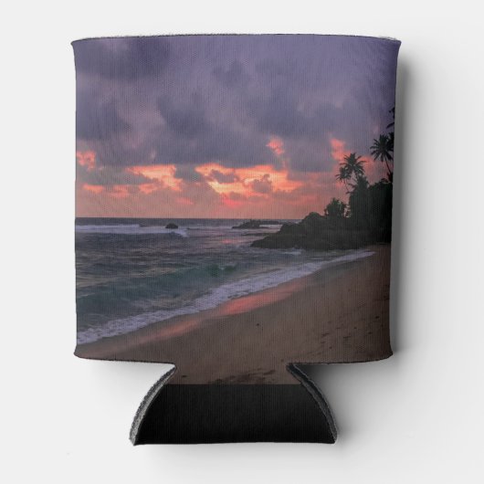 Romantic Beach at Dusk Blikjeskoeler (Voorkant)