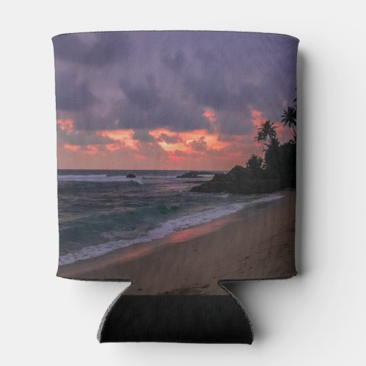 Romantic Beach at Dusk Blikjeskoeler (Achterkant)