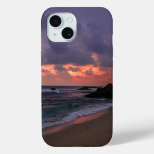 Romantic Beach at Dusk iPhone 15 Case