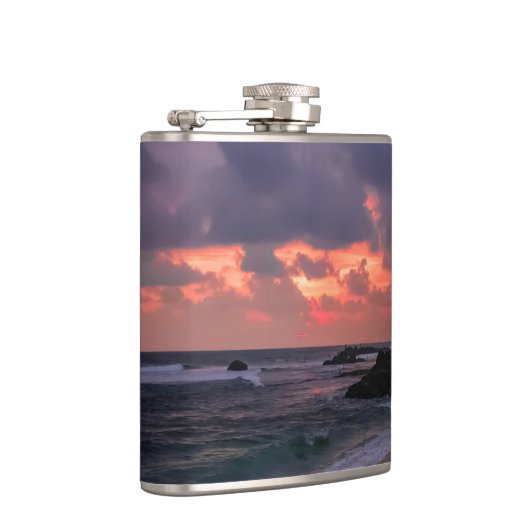 Romantic Beach at Dusk Heupfles (Rechts)