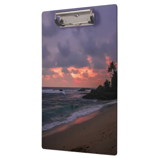 Romantic Beach at Dusk Klembord (Links)