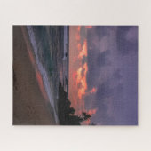 Romantic Beach at Dusk Legpuzzel (Horizontaal)