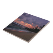 Romantic Beach at Dusk Tegeltje (Zijkant)