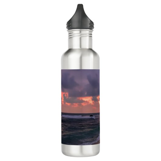 Romantic Beach at Dusk Waterfles (Links)