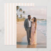 Romantic Beach Photo Kaart (Voorkant / Achterkant)