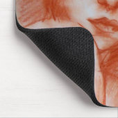 ROMANTIC BEAUTY/Vrouw portret Sepia Brown Muismat (Hoek)