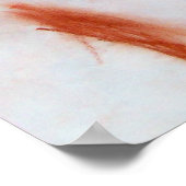 ROMANTIC BEAUTY/Vrouw portret Sepia Brown Poster (Hoek)