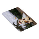 Romantic Bedankt voor je bruiloft Kaart Magneet (Rechterzijde)