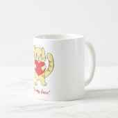 Romantic ben mijn liefde! Valentijnsdag Koffiemok (Voorkant rechts)
