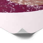 Romantic Berry Abstract Art Wall Art Housewarming  Poster (Hoek)