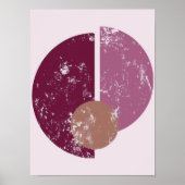 Romantic Berry Abstract Art Wall Art Housewarming  Poster (Voorkant)