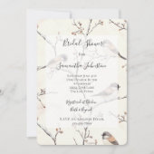 Romantic Birds in a Tree Bridal Shower Kaart (Voorkant)