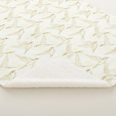 Romantic Birds life is but a dream  Sherpa Deken (3/4)