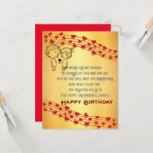 Romantic Birthday Card Kaart (Voorkant / Achterkant in situ)