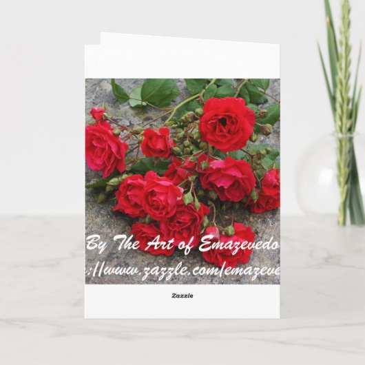 Romantic birthday card kaart (Achterkant)