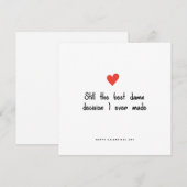 Romantic Birthday Jubileum Valntines Day Kaart (Voorkant / Achterkant)