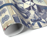 Romantic BL Manga Christmas Wrapping Paper Cadeaupapier<br><div class="desc">Celebrate the folidays with this romantic BL (Boys' Love) manga style Christmas wrapping paper! Featuring two sensual and elegantly drawn male characters in the center, surrounded by a seamless festival design of snowflakes, mistletoe, Christmas lights, and gifts, this wrapping paper is both heartfelt and stylish. Het design is fully tileable...</div>