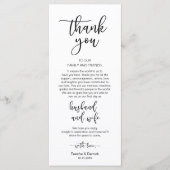 Romantic Black, Place Setting, Hartelijk kaart (Voorkant)