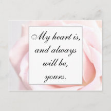 Romantic Bleek Roze Floral Jane Austen Love Quote