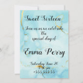 Romantic blooming floral  kaart (Achterkant)