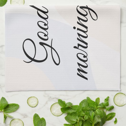 Romantic blooming flowers theedoek (Gevouwen)