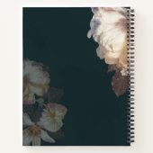 Romantic Blooms Elegant Feminine Floral Notitieboek (Achterkant)