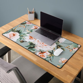 Romantic Blossom Haven Bureaumat