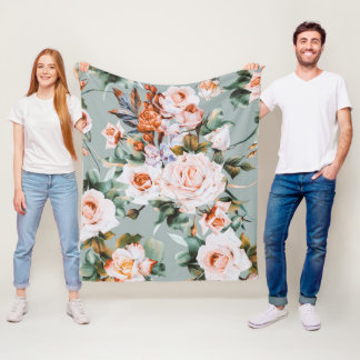 Romantic Blossom Haven Fleece Deken