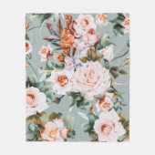 Romantic Blossom Haven Fleece Deken (Voorkant)