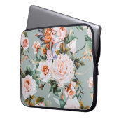Romantic Blossom Haven Laptop Sleeve (Voorkant Links)